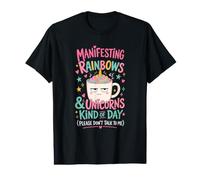 Manifesting Rainbows Unicorns Kind of Day Value Graphic T-Shirt