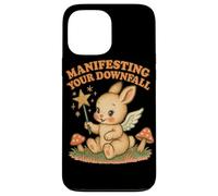 Manifesting Your Downfall Cute Evil Bunny Graphic Case for iPhone 13 Pro Max