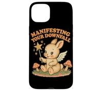 Manifesting Your Downfall Cute Evil Bunny Graphic Case for iPhone 15 Plus