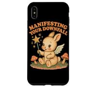 Manifesting Your Downfall Cute Evil Bunny Graphic Case for iPhone XS Max