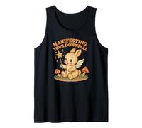 Manifesting Your Downfall Cute Evil Bunny Graphic Tank Top