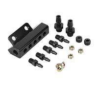 Manifold Fuel Gas Boost, Akozon Vacuum Block Boost, Wastegate Turbo Boost 5 Port Car Vacuum Block Intake Manifold Fuel Gas Wastegate Turbo Boost