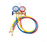 Manifold Gauge for Air Conditioning with Comprehensive Hose Set for Reliable Testing