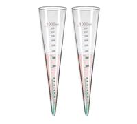MANIKARN 1000 ml Imhoff Cone - Set of 2 piece | For Sedimentation & Biofloc Testing in Fish Farming, Aquaculture, Lab, Research & Educational Use