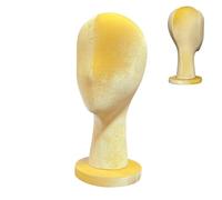 Manikin Head - 12 Inch Jewelry Display Rack for Wigs and Accessories, Mannequin Head with Sturdy Base for Hat Shops, Eyewear Stores, Clothing Boutiques, Bedroom or Living Room Displays