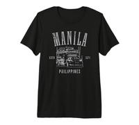 Manila Philippines Estd 1571 Distressed Style Design Premium T-Shirt
