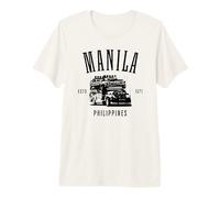 Manila Philippines Estd 1571 Vintage Style Design Premium T-Shirt