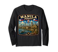 Manila Philippines Vacation to Manila Family Trip Long Sleeve T-Shirt