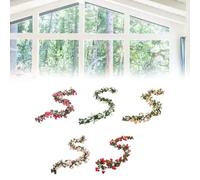 Manillefu 2 Pieces Artificial Rose Vines 1.8M Silk Flowers 69 Blooms Flexible Realistic Decor For Home Wedding Party Office Wall Arch