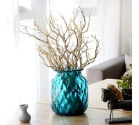 Manillefu 4Pcs Artificial Antlers Tree Branches Plastic Dried Stems Flexible Vibrant Decor For Wedding Christmas Party Home Office Vase Fillers