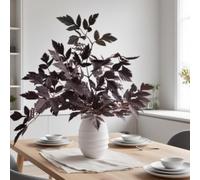 Manillefu 4Pcs Artificial Maple Branches Fall Decor Plastic Fake Leaves 40/60cm Vibrant Autumn Aesthetics For Halloween Thanksgiving Home