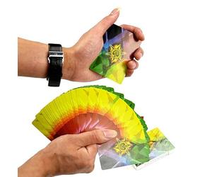 Manipulation Cards Magic Tricks Ultra Thin Playing Cards Production Poker Magic Magician Accessories Stage Illusions Gimmicks Mentalism Props (Rainbow back)