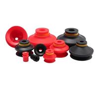 Manipulator Accessories Sucker VB10 20 30 40 50 Custom Vacuum Suction Cup Chuck Pad (Color : VB-30 Black, Size : 5pcs)