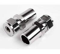 Manissa 15mm to 10mm Radiator & Towel Rail Valve Pipe Reducer (Pair) 1/2" Reducer Compression Fit