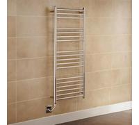 Manissa Boston Electric Heated Towel Rail Stainless Steel 400 x 1000