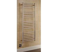 Manissa Boston Electric Stainless Steel Towel Rail 500x1500mm Towel Warmer Mirror Polished Finish