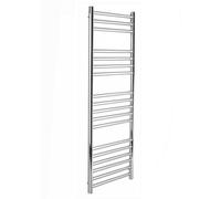 Manissa Boston Stainless Steel Heated Towel Rail 500mm W x 1200mm H Bathroom Towel Warmer