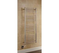 Manissa Electric Boston Stainless Steel Towel Rail 400x1000mm Bathroom Towel Radiator