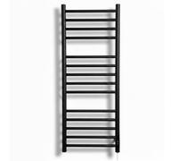 Manissa Siena Black Electric Heated Towel Rail 300mm W x 1000mm H