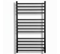 Manissa Siena Black Electric Heated Towel Rail 600mm W x 1000mm H