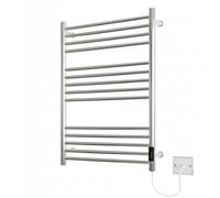 Manissa Siena Stainless Steel Electric Heated Towel Rail 600mm W x 720mm H