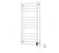 Manissa Siena White Electric Heated Towel Rail 500mm W x 1000mm H