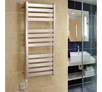 Manissa VAS 500 x 1165mm Electric Designer Stainless Steel Towel Warmer Mirror Polished Finish