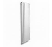 Manissa White Oval Tube Radiator 1800 x 420 Single Column Radiator | Vertical, Tall, Central Heating, Panel Radiator