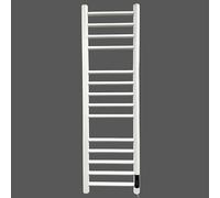 Manissa White Towel Rail Dry Electric Heated Stainless Steel 300mm x 1000mm Energy Efficient