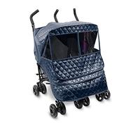 Manito Castle Alpha Twin Stroller Weather Shield (Navy)