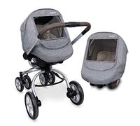 Manito Melange Infant Car Seat Weather Shield (Black Grey)