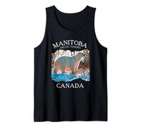 Manitoba Arctic Tundra Canada White Polar Bear Souvenir Men Tank Top