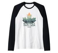 Manitoba, Canada Raglan Baseball Tee