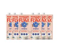 Manitoba Milling Company Original Flax Milk| Unsweetened | 3000mg ALA OMEGA-3 | 2 Tbsp Flaxseed per Serving | 4g Protein & 3g Fiber | Non-GMO, Plant-Based, Non-Dairy| Shelf-Stable, 32 oz (Pack of 6)