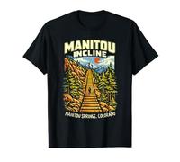 Manitou Incline Colorado Hiking Trail Mountain Climb Hike Value Graphic T-Shirt