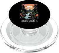 Manitou Springs CO USA Scenic Mountain Sunset Retro Style PopSockets PopGrip for MagSafe