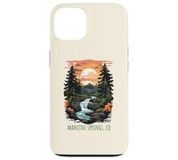 Manitou Springs Colorado USA Retro Scenic Mountain Design Case for iPhone 13