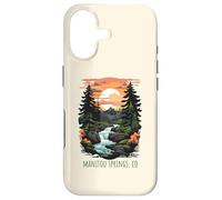 Manitou Springs Colorado USA Retro Scenic Mountain Design Case for iPhone 17