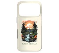 Manitou Springs Colorado USA Retro Scenic Mountain Design Case for iPhone 17 Pro