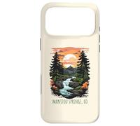 Manitou Springs Colorado USA Retro Scenic Mountain Design Case for iPhone 17 Pro Max
