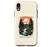 Manitou Springs Colorado USA Retro Scenic Mountain Design Case for iPhone XR