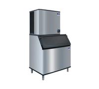 Manitowoc Stainless Steel and ABS Finish Indigo NXT Ice Machine Half Diced IYT1200A & D970 Ice Production/24Hrs - 544KGS (323KG) Half-Diced (Each)