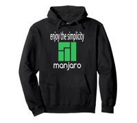 Manjaro Linux T-Shirt with slogan Enjoy the simplicity tee Pullover Hoodie
