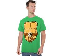 manji-devlin corporation TMNT Leonardo Chest Unisex T Shirt, Kelly Green, Medium