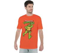 manji-devlin corporation TMNT Retro Mikey Unisex T Shirt, Orange, XXX-Large
