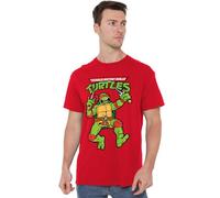 manji-devlin corporation TMNT Retro Raph Unisex T Shirt, Red, X-Large
