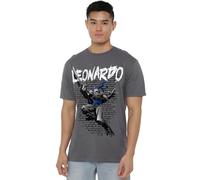 manji-devlin corporation TMNT TMNT Leonardo Unisex T Shirt, Charcoal, Medium