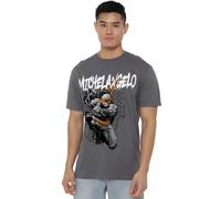 manji-devlin corporation TMNT TMNT Michelangelo Unisex T Shirt, Charcoal, Large