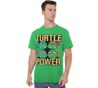 manji-devlin corporation TMNT Turtle Power Unisex T Shirt, Kelly Green, XXXX-Large