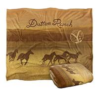 manji-devlin corporation Yellowstone Dutton Ranch Ride Silky Touch Super Soft Throw Blanket 152 X 127 Cm